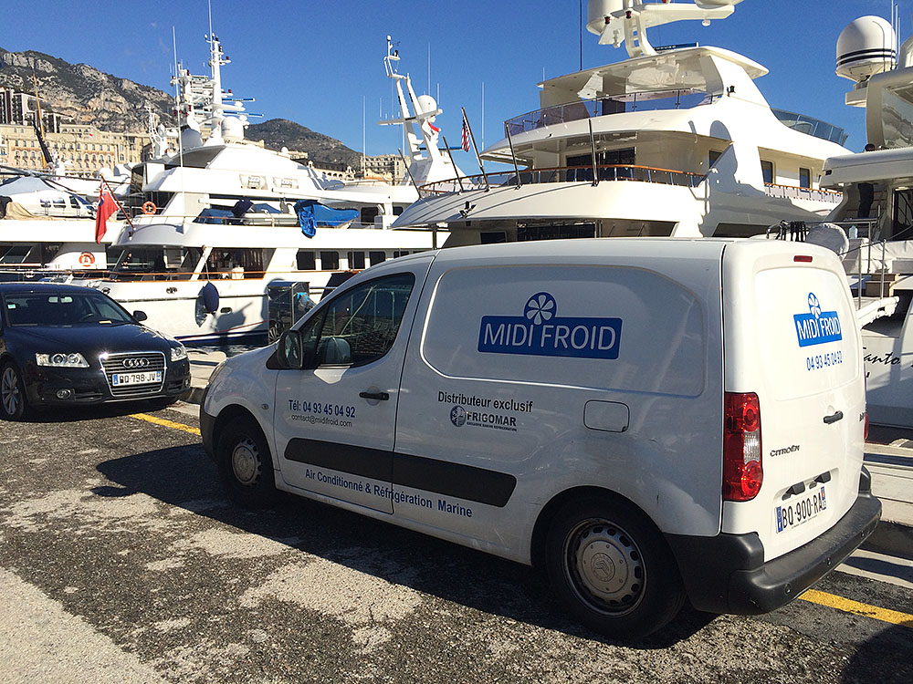 Midi froid Marine air conditioning system 